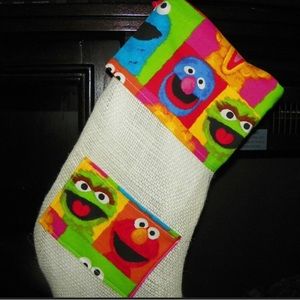 Sesame Street Christmas Stocking Gift Holder